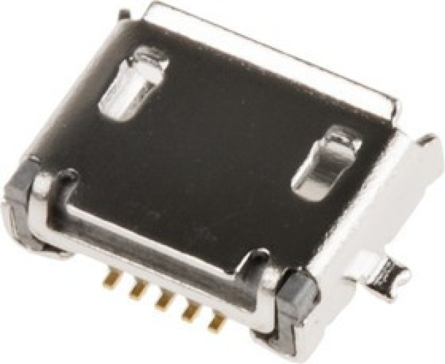 10104111-0001LF, Right Angle, SMT, Socket Type Micro AB 2.0 USB Connector 10104111-0001LF, Right Angle, SMT, Socket Type Micro AB 2.0 USB Connector