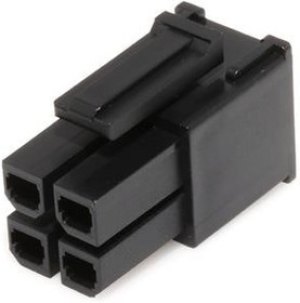 171692-0104, Headers & Wire Housings Mega-Fit Recept Hsg 4 ckt V-0 171692-0104, Headers & Wire Housings Mega-Fit Recept Hsg 4 ckt V-0