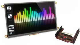 ULCD-70DT-AR, Дисплей TFT, 7", 800x480, Размер окна 154,1x85,9мм, 300кд/м2