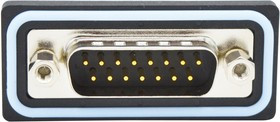 SDF-V15-113L051, Разъем D Sub, IP67, Standard, Штекер, NANOOK Series, 15 контакт(-ов), DA, Пайка
