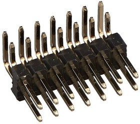 DS1022-2X7RF11-B, (PLD-14R), PLD разъем, вилка на плату двухрядная угловая 14pin(2x7), шаг 2.54мм DS1022-2X7RF11-B, (PLD-14R), PLD разъем, вилка на плату двухрядная угловая 14pin(2x7), шаг 2.54мм
