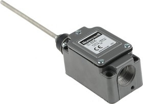 8LS1-4C, LS Series Plunger Limit Switch, NO/NC, IP67, SPDT, Die Cast Zinc Housing, 480V ac Max, 10A Max