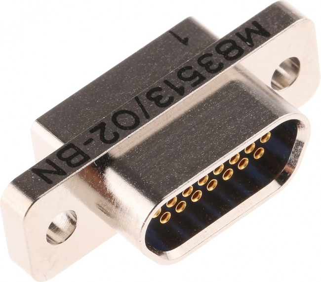 M83513/02-BN, D-Sub MIL Spec Connectors SLDRCUP/SLASH CONN SKT/MET SHLL 15CNT
