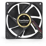 Exegate EX283379RUS Вентилятор ExeGate E08025H4P-PWM, 80x80x25 мм, гидродинамический, 4pin, PWM, 23d