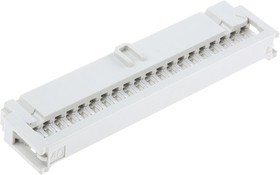 09185407813, Harting 40-Way IDC Connector Socket for Cable Mount, 2-Row