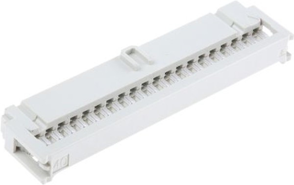 09185407813, Harting 40-Way IDC Connector Socket for Cable Mount, 2-Row