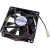 JF0825S1L-R, вентилятор 12В 80х80х25мм подшипник скольжения 2000об/мин