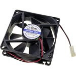 JF0825S1L-R, вентилятор 12В 80х80х25мм подшипник скольжения 2000об/мин