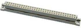 144-F264T, DIN41612 розетка 32x2 ряда AB 64 контакта