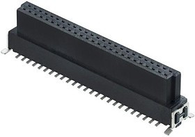 M55-6015042R, PCB Receptacle, Плата - к - плате, 1.27 мм, 2 ряд(-ов), 50 контакт(-ов), Поверхностный Монтаж M55-6015042R, PCB Receptacle, Плата - к - плате, 1.27 мм, 2 ряд(-ов), 50 контакт(-ов), Поверхностный Монтаж