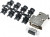 D45ZK9-DB9S-K, D45ZK 9 Way D-sub Connector