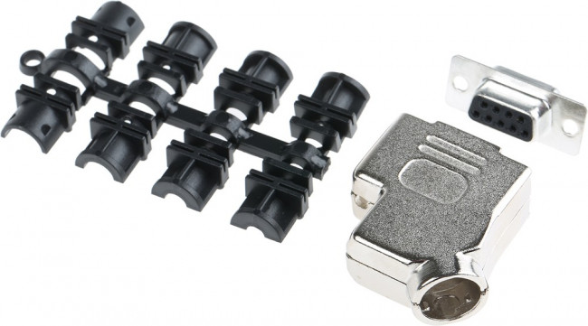 D45ZK9-DB9S-K, D45ZK 9 Way D-sub Connector