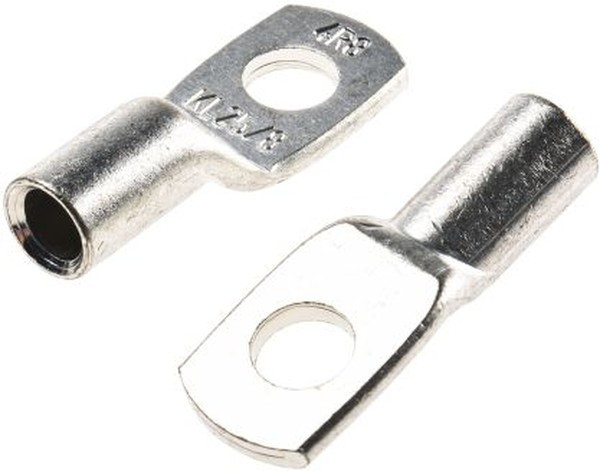 4R8, Uninsulated Ring Terminal, M8 Stud Size, 25mm² to 25mm² Wire Size