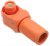 SLPPA25BNO0, Heavy Duty Power Connectors SURLOK PLUS, RIGHT ANGLE PLUG, 5.7MM, 25MM CRIMP, W/Backshell, NON-SEALED, ORANGE, 90 KEYWAY