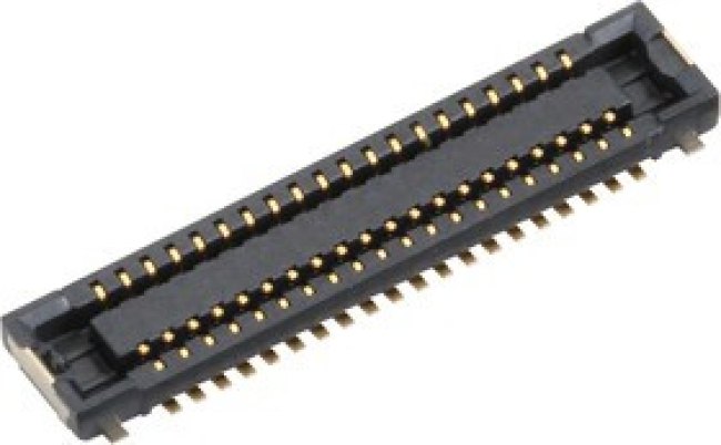 AXE550127, Board to Board &amp; Mezzanine Connectors Socket 0.4mm,50-pin w/o positioning boss