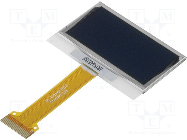 DEP 128064J-Y, Дисплей: OLED, графический, 1,6", 128x64, Разм: 41,9x28x1,6мм DEP 128064J-Y, Дисплей: OLED, графический, 1,6", 128x64, Разм: 41,9x28x1,6мм