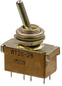 ПТ26-2 тумблер металл рычаг 15г.