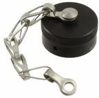 MS3181-14CA, Connector Accessories Protective Receptacle Cover Straight Aluminum Black Anodize