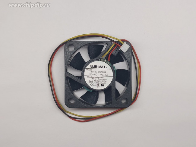 Вентилятор NMB MAT 1604KL-01W-B59 5V 0.0775A 40X10 3pin