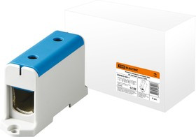 Клемма вводная силовая КВС 35-240 кв.мм. синяя TDM