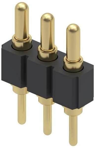 825-22-003-10-001101, CONNECTOR, HEADER, 3POS, 1ROW, 2.54MM