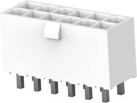 1-2825260-2, Прямоугольный разъем питания, 12 контакт(-ов), VAL-U-LOK HCS, Монтаж на Печатную Плату