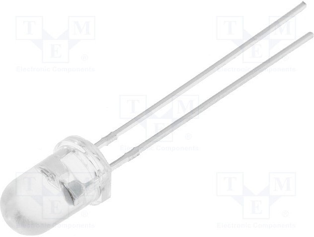 OSWC5131A, LED; 5mm; white warm; 3000mcd; 30°; Front: convex; 2.8?4V OSWC5131A, LED; 5mm; white warm; 3000mcd; 30°; Front: convex; 2.8?4V