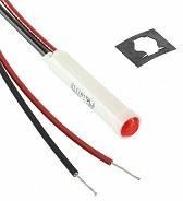 2111A1, Panel Mount Indicator Lamps RED DIFFUSED 5/16" MOUNTING HOLE
