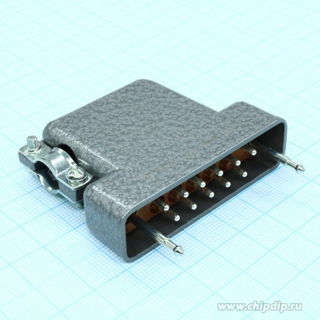 РП10-11 ЛУ вилка с/к, Соединитель низкочастотный, прямоугольный, внутреннего монтажа, год 2013