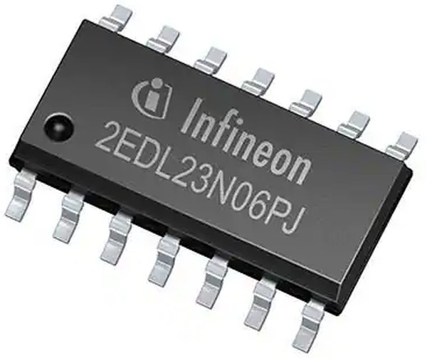 2EDL23N06PJXUMA1, Gate Drivers 600V half-brdg,2.8A BSD, OCP, EN &amp; FAULT