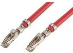 217500-2125, Rectangular Cable Assemblies Pre-Crimped Lead 450mm , 22 AWG, Red