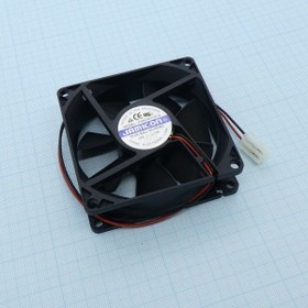 Вентилятор 12В, 80x80x25мм, шариковый подшипник, 4000об/мин; №ВН107C вент 80x80x25\ 12В\0,37А\2L+PHU2\ ШП\JF0825B1UR-R Вентилятор 12В, 80x80x25мм, шариковый подшипник, 4000об/мин; №ВН107C вент 80x80x25\ 12В\0,37А\2L+PHU2\ ШП\JF0825B1UR-R