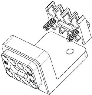 2828431-2, RF Connectors / Coaxial Connectors HDRF MODULE DC 8 POS ALUMINUM 2828431-2, RF Connectors / Coaxial Connectors HDRF MODULE DC 8 POS ALUMINUM