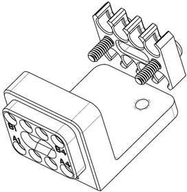 2828431-2, RF Connectors / Coaxial Connectors HDRF MODULE DC 8 POS ALUMINUM