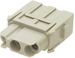 09140022702, Heavy Duty Power Connectors HAN MODULAR 2 MODULE FEMALE