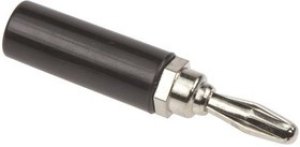 BU-00244-0, Black Male Banana Plug