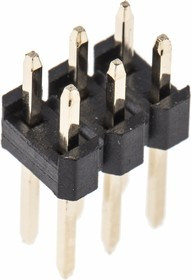 M20-9980345, M20 Series Straight Through Hole Pin Header, 6 Contact(s), 2.54mm Pitch, 2 Row(s), Unshrouded
