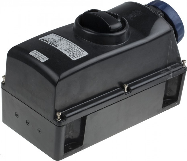 504.1683, IP66 Blue Surface Mount 2P + E Power Connector Socket ATEX, IECEx, Rated At 16A, 200 250 V