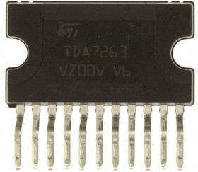 TDA7263, ИМС УНЧ 2х12Вт SQLP11 TDA7263, ИМС УНЧ 2х12Вт SQLP11