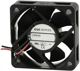CFM-5010V-155-310, DC Fans 12Vdc 1.32W 13.8CFM DC Axial 50x50x10mm