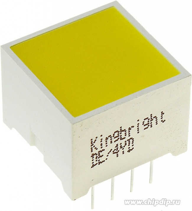 DE/4YD, LED модуль/15х15мм/ желтый/588нм/8-31мкд
