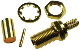 252145, CONNECTOR, MCX, JACK, 50 OHM, PANEL