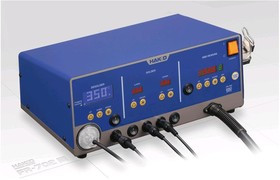 Hakko FR702, Станция ремонтная 4-х канальная с пайкой горячим воздухом, 1430Вт, 50°-600°