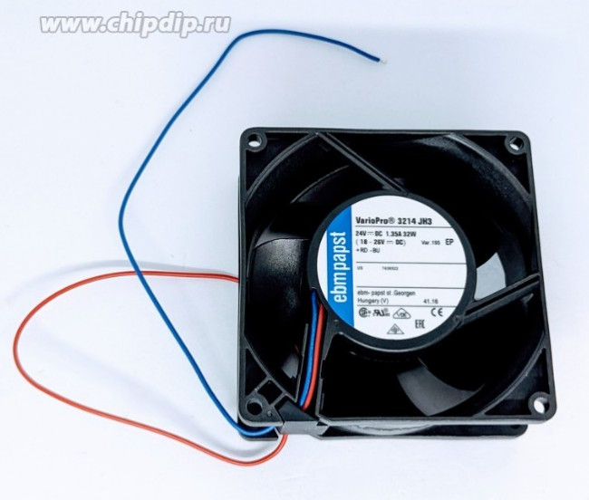Вентилятор Ebmpapst VarioPro 3214JH3 24V 1.35A 32W 92x38 2pin