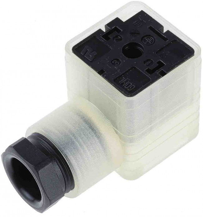 935980244 RS GDML 3011 LED 230 RG schwarz, GDML 3P+E DIN 43650 A, Female Solenoid Valve Connector, with Indicator Light, 250 V ac/dc Voltag 935980244 RS GDML 3011 LED 230 RG schwarz, GDML 3P+E DIN 43650 A, Female Solenoid Valve Connector, with Indicator Light, 250 V ac/dc Voltag