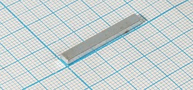Магнит 27,5x 3,5x 2,2, параллелепипед, рабочая температура -60~80C, Ni, класс N35