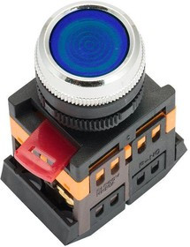 Кнопка ABLFS-22 с подсветкой син. NO+NC 230В PROxima EKF ablfs-22-b