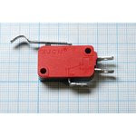 Микропереключатель, размер 29x10 x16, 16А, переключение ON-(ON), размер концевика L31, SV164-1C25