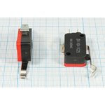 Микропереключатель, размер 29x10 x16, 16А, переключение ON-(ON), размер концевика L31, SV164-1C25