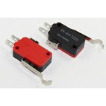 Микропереключатель, размер 29x10 x16, 16А, переключение ON-(ON), размер концевика L31, SV164-1C25